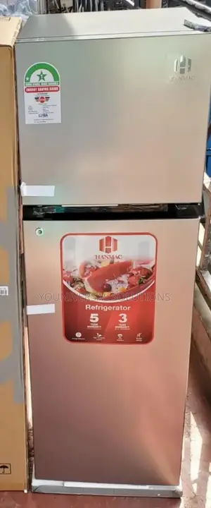 Hanmac 173litres Double Door Fridge