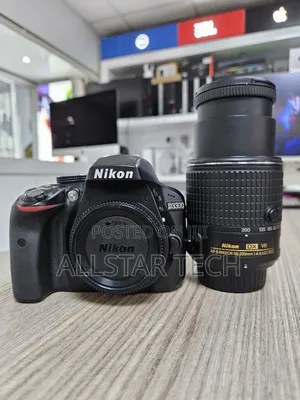 Nikon D3300 Dslr Camera With 55-200 Mm Lens (Black)