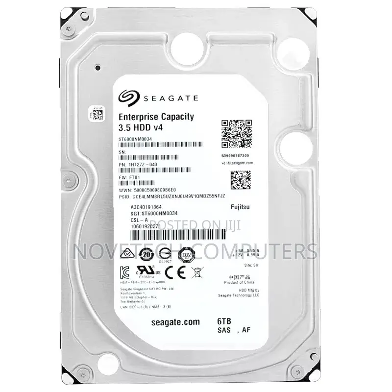 Seagate 6tb Desktop Hard Disk Drive -internal