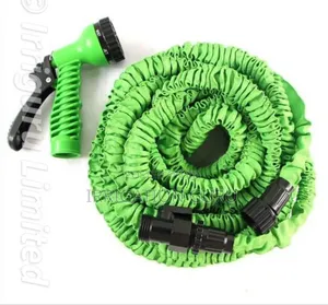 Coiled Garden Hose