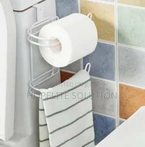 White Toilet Paper Holder