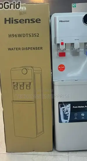 Hisense Water Dispenser 3 Taps Hot, Normal Cold - Silver