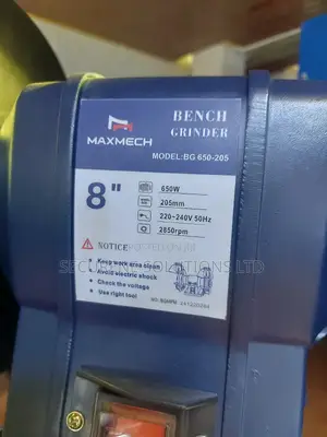Maxmech 8" Bench Grinder, Model Bg 650-205.