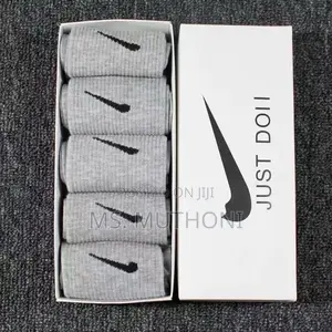 5pairs Tube Nike Cotton Socks Pack*