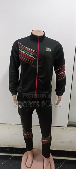Latest Kenya Team Black Tracksuit