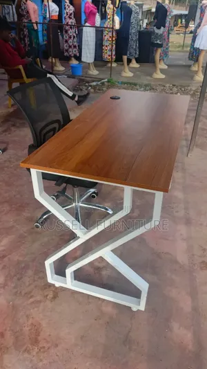 New Office Chair and Metallic Office Desk