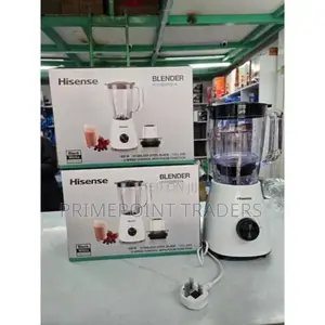 500w Hisense Blender, 2 in 1 With Grinder - 2 Speed Setting