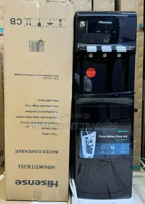 Hisense (Black) 3 Taps Hot, Normal Cold Dispenser