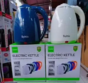 Syinix Cordless Electric Water Kettle- 2.2litres Capacity