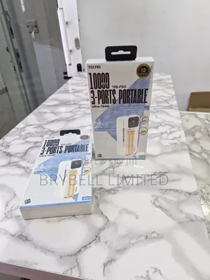 10,000 Mah 3 Ports Tecno Portable Powerbank