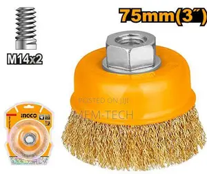 Ingco Wb10751 Wire Cup Brush "Dia: 75mm, 3""