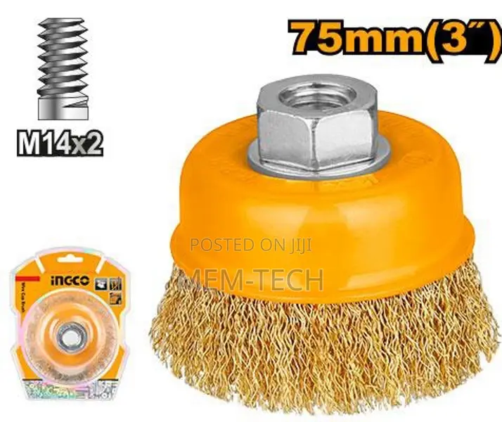 Ingco Wb10751 Wire Cup Brush "Dia: 75mm, 3""