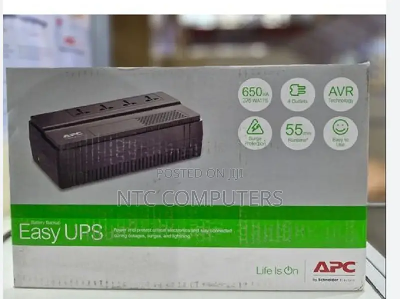 Apc Back-Ups 650va, 230v, Universal Sockets Bv650i-MSX