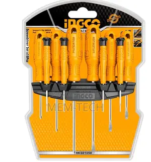 Ingco 10 PCS Screwdriver and Precision Screwdriver Set