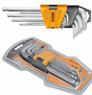 Ingco Strong Hhk12091 "9pcs Ball Point Hex Key Set
