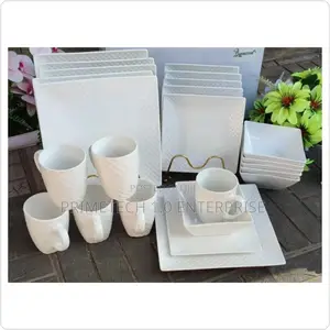 24pcs , Square Dinner Set, Dinner Set
