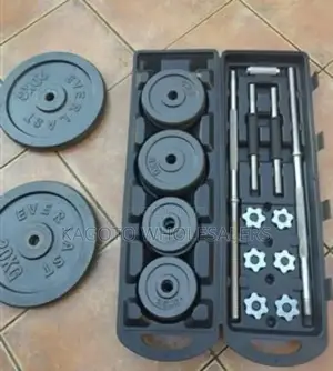 50kg Dumbell Set Chrome
