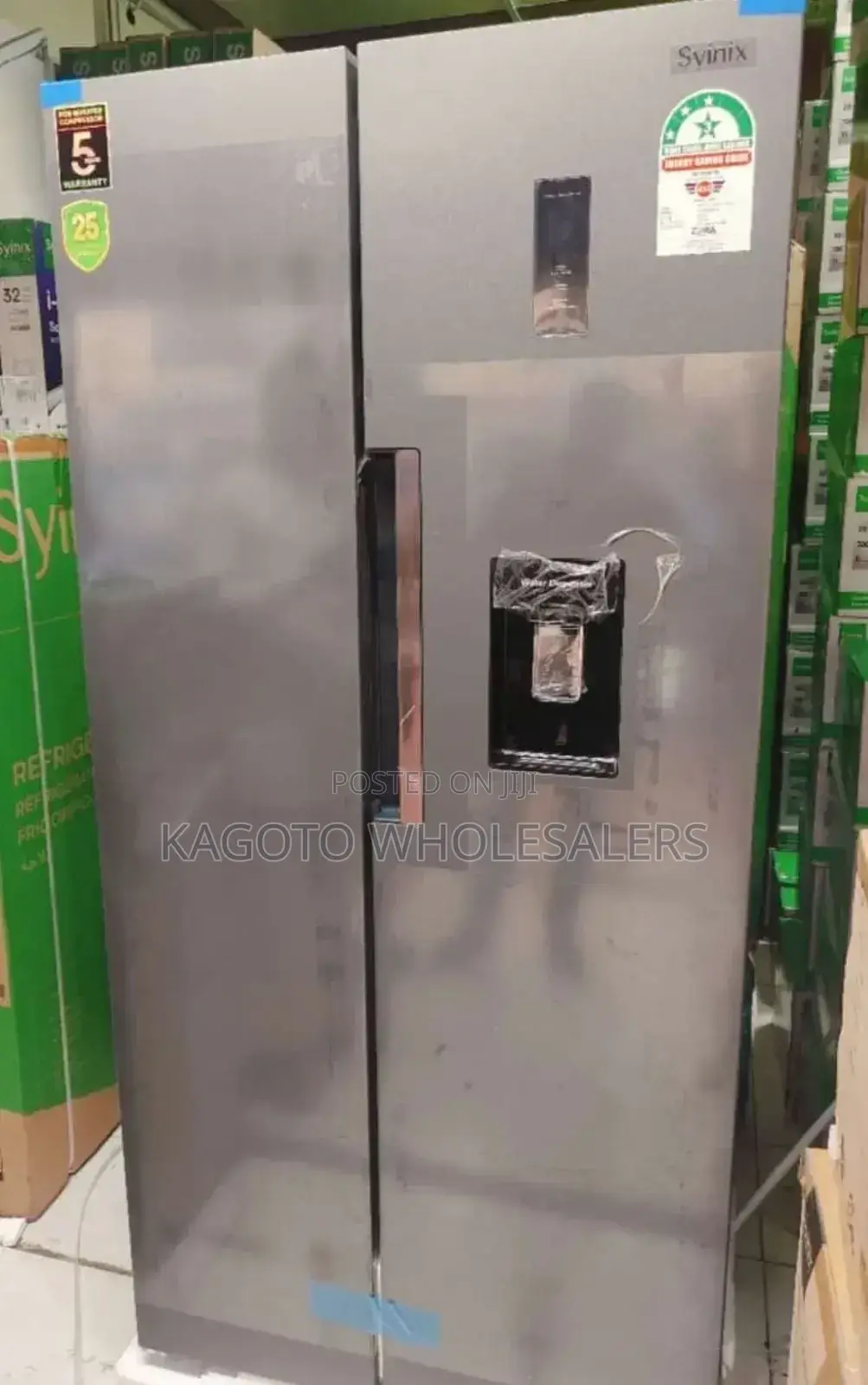 Synix 450litres Side by Side Fridge