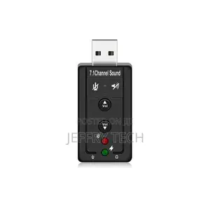 Usb 2.0 External Sound Card Audio Mini Adapter With Button