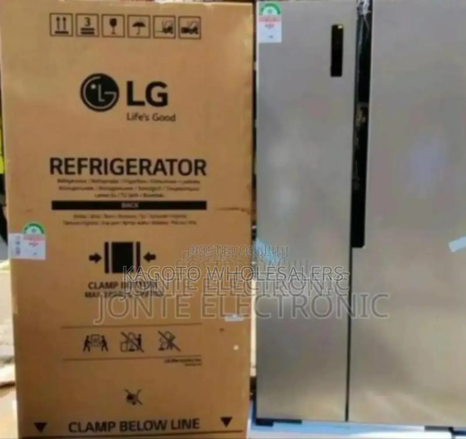 Lg Side by Side 519liters Fridge