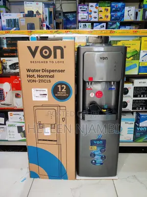 Von Hot and Normal Water Dispenser (Dark Grey)