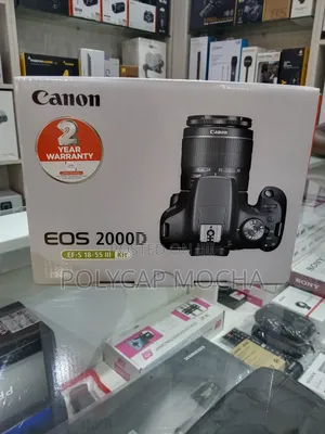 Canon Eos 2000d DSLR Camera and Ef-S 18-55 Mm Lens
