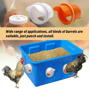 Automatic Plastic Feeder for Chicken Diy Waterproof Feeder