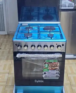 Synix 60 by 60 3gas+1e Free Standing Gas Cooker Sn3
