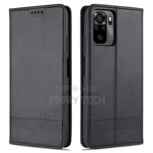Case Magnetic Texture Leather Case for Xiaomi Redmi Note 10