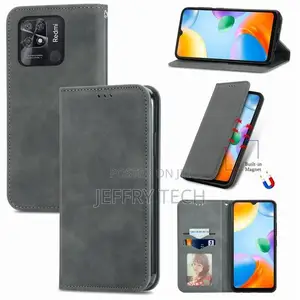 Retro Skin Feel Leather Case for Xiaomi Redmi 10c