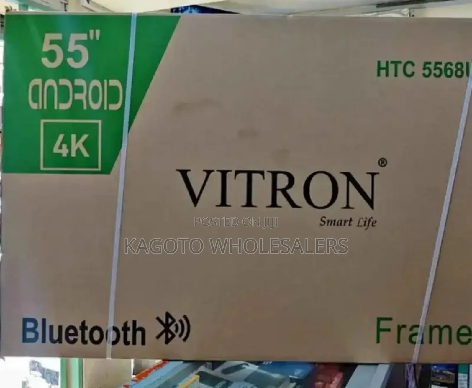 55 Inch Vitron Frameless Smart Android Tv // Bt