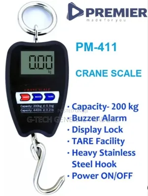 Premier Pm-411 200kg Stainless Steel Crane Scale