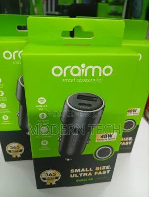 Oraimo Bullet 48 48w Car Charger