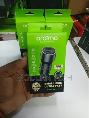 Oraimo Bullet 48 48w Car Charger
48w