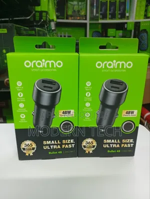 Oraimo Bullet 48 48w Car Charger
 