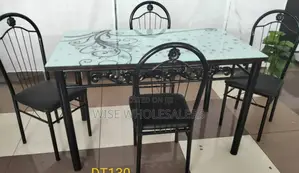 Executive White 4 Sitter Dinning Table