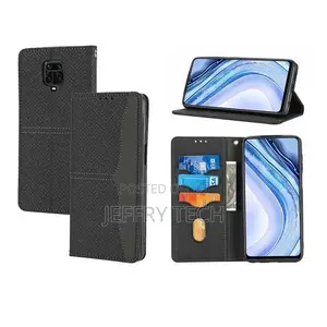 Woven Texture Leather Case for Xiaomi Redmi Note 9 Pro Max