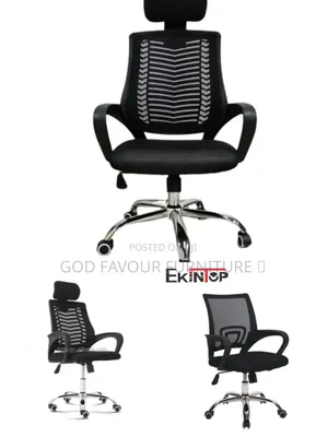 Black Unique Design Headrest Office Chair Tfdx4