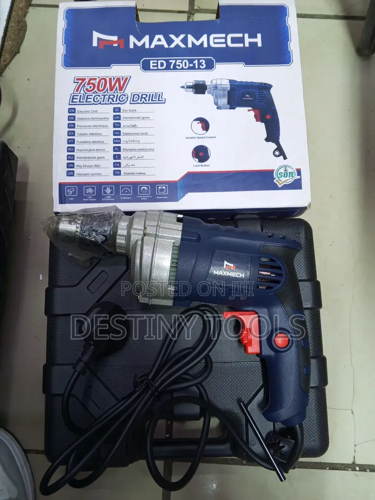 Maxmech Electric Drill 750w