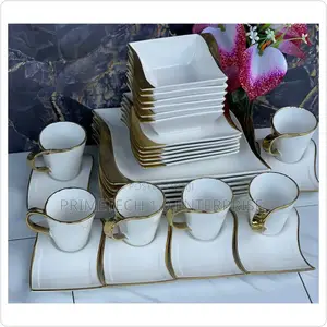 Gold Unique 30pcs Dinner Set