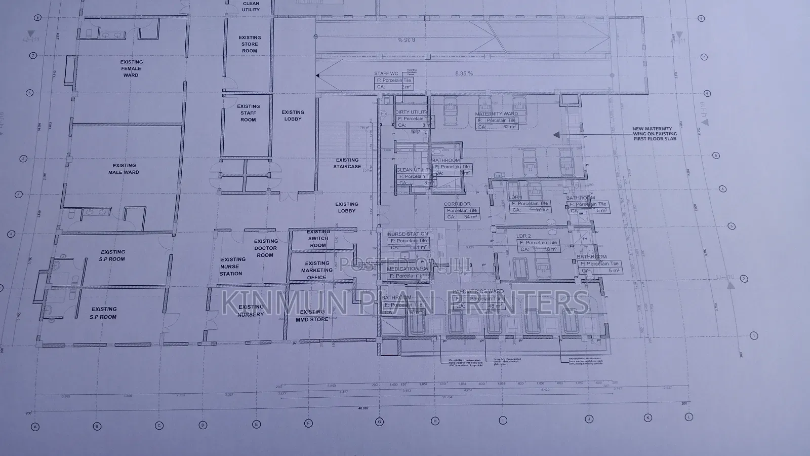 Architecture and Structural Blueprints and Survey Drawings