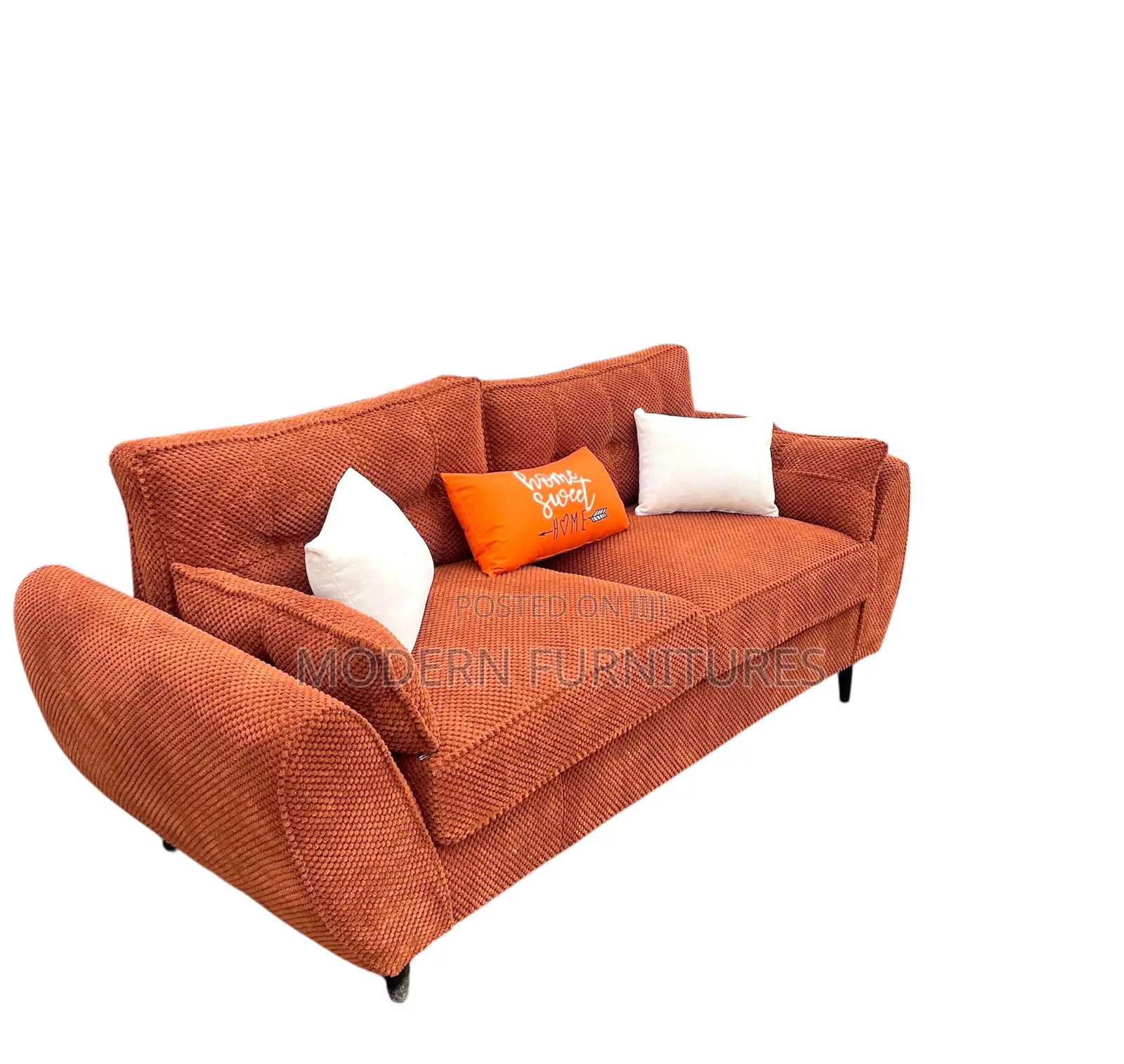 Brown 3 Seater Sofa