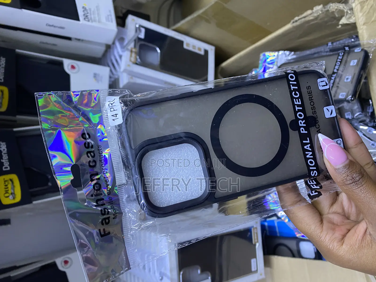 Tocol Magnetic for iPhone 14 Pro Transluscent Case