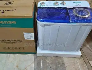 Hisense 7kgs Semi Automatic Two Tub Washing Machine HSM/7kg
