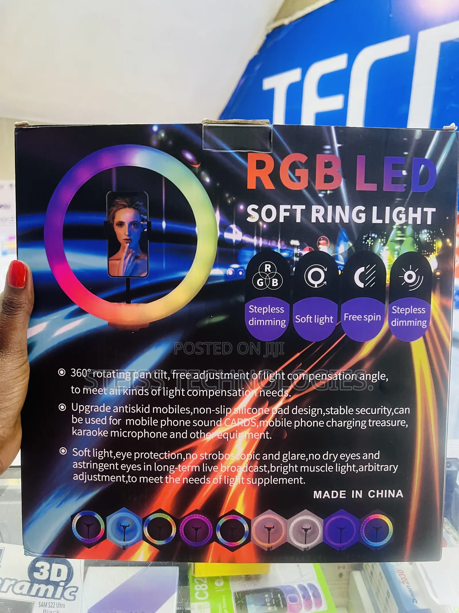 12” RGB Led Ring Light.