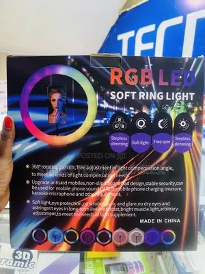 12” RGB Led Ring Light.