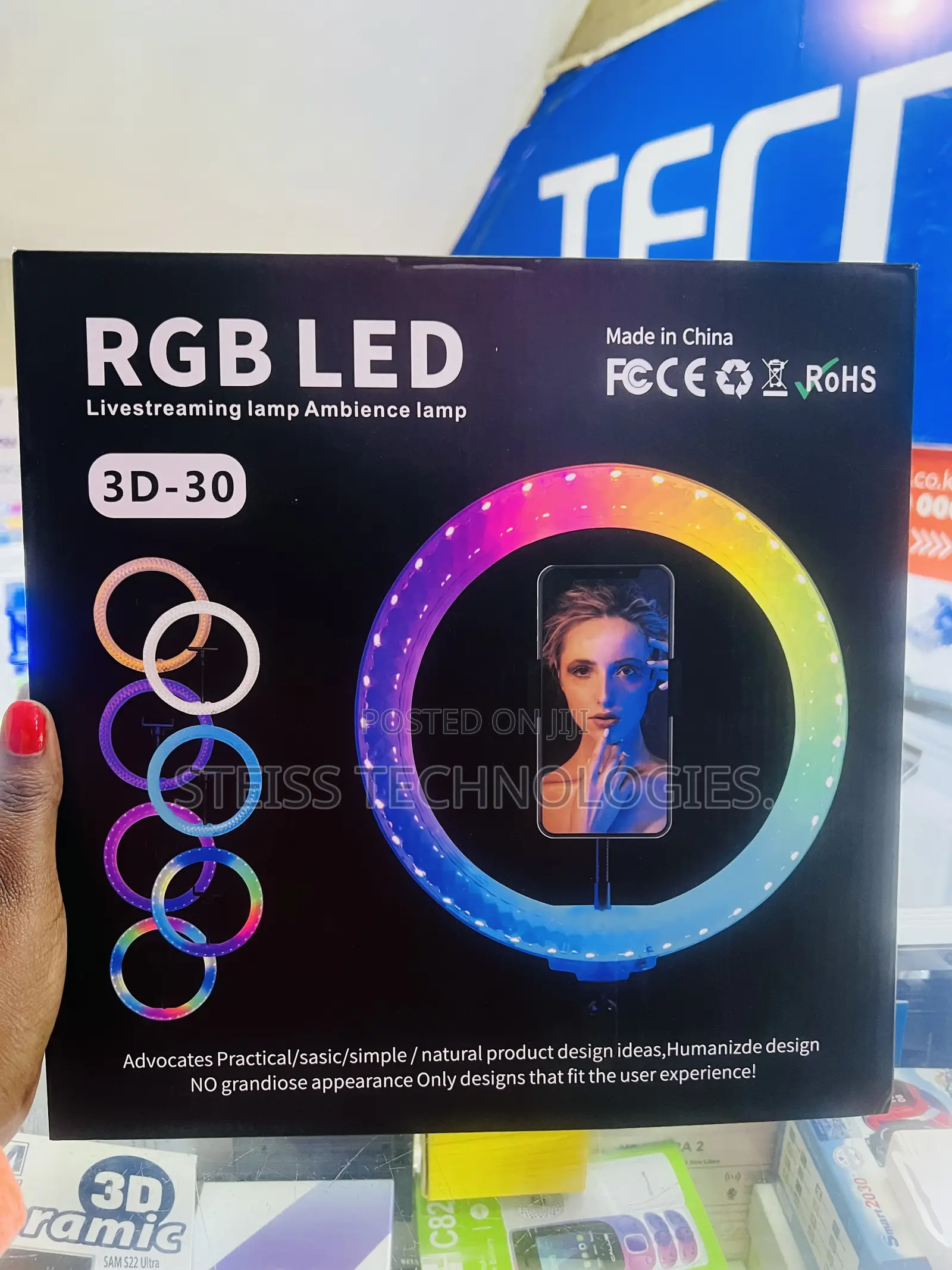 12” RGB Led Ring Light.