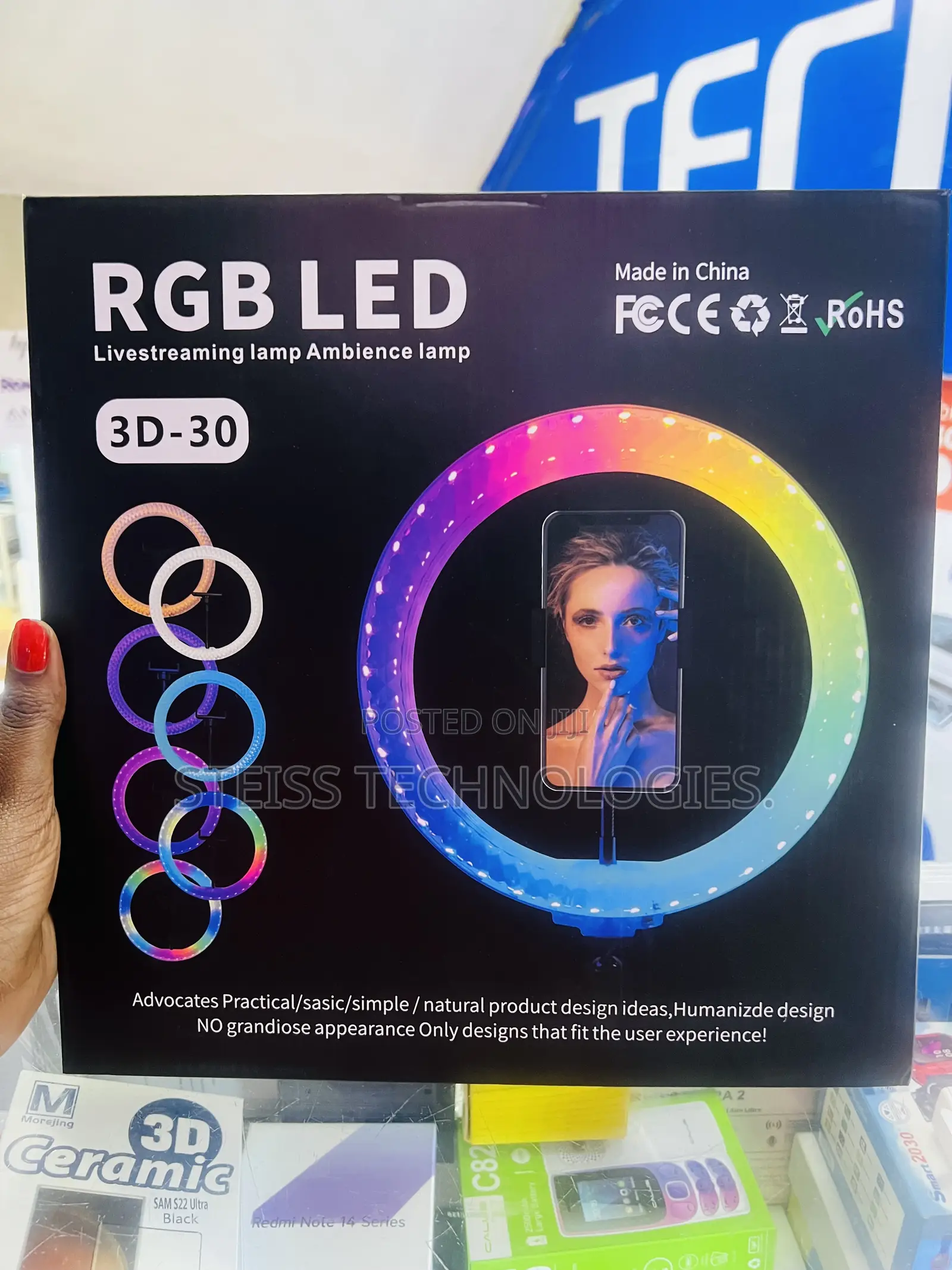 12” RGB Led Ring Light.