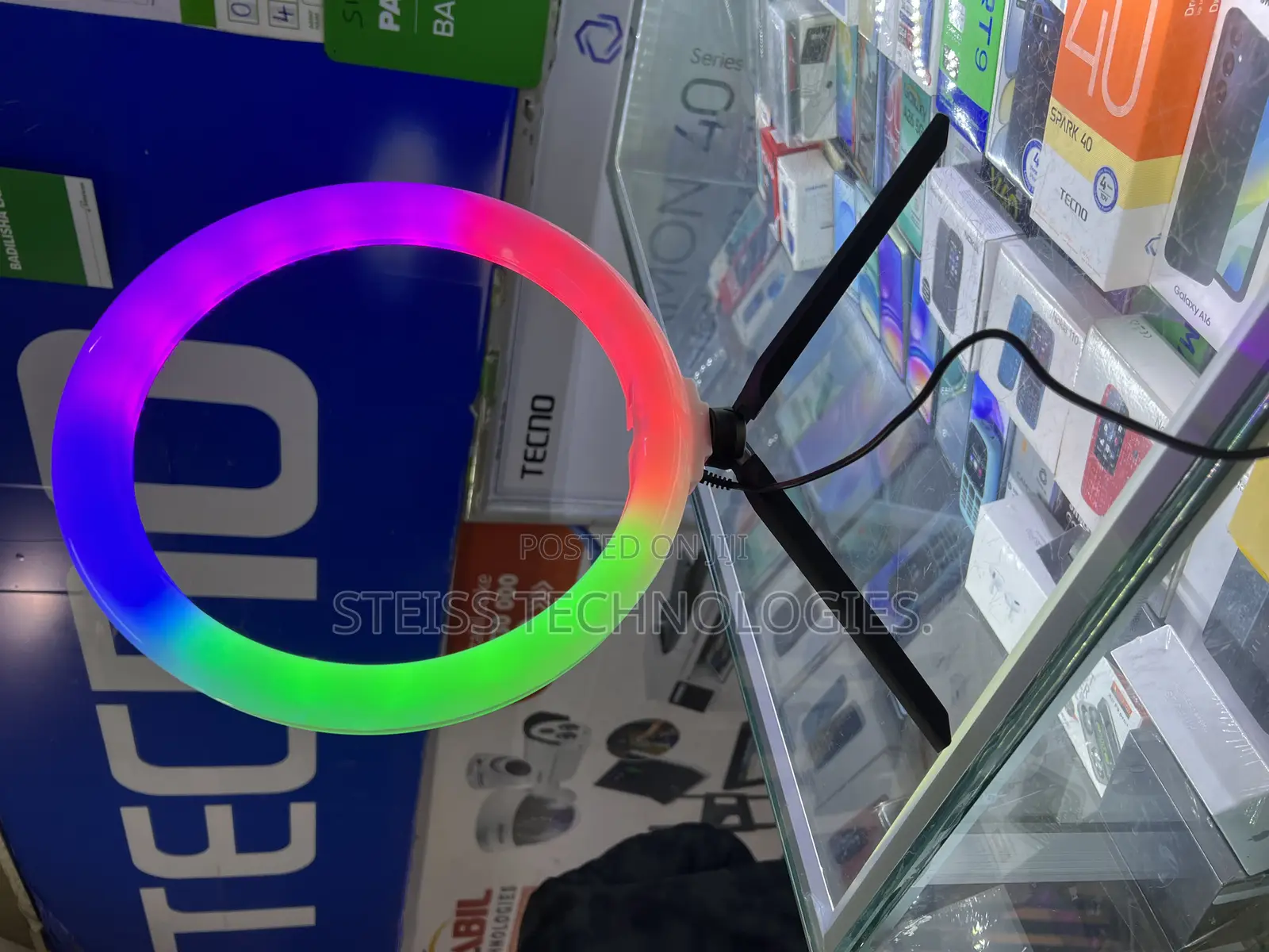 12” RGB Led Ring Light.