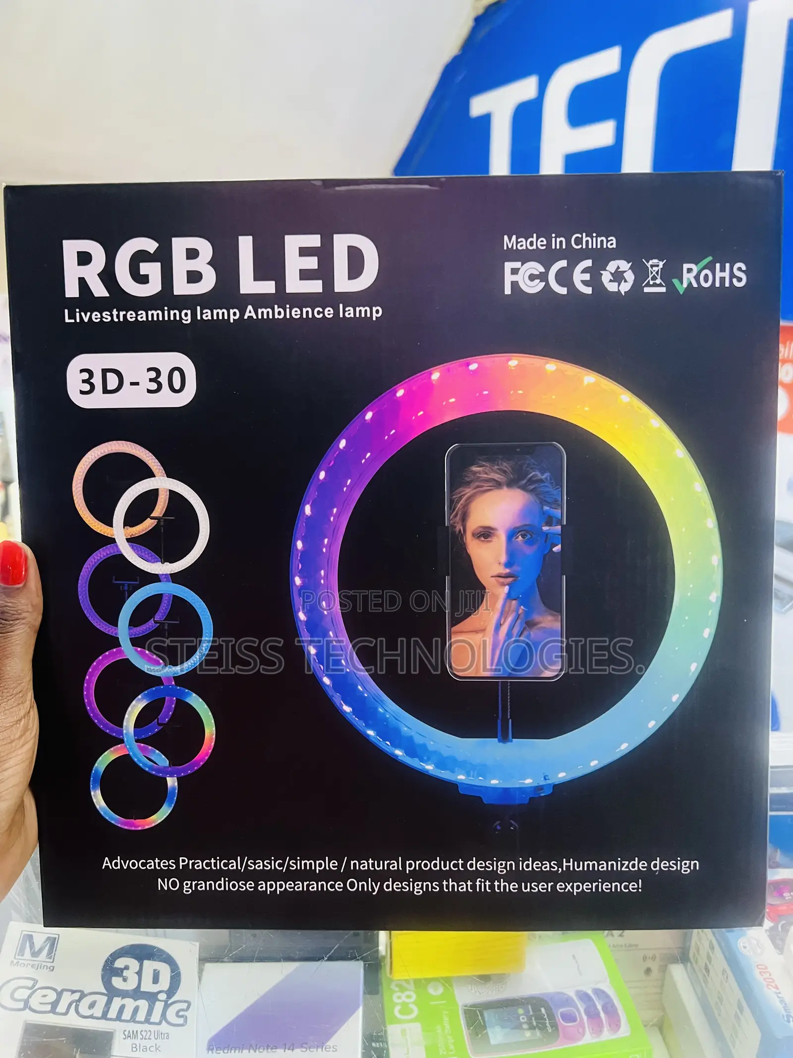 12” RGB Led Ring Light.